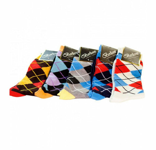 Berlioni Argyle Dress Socks 155301