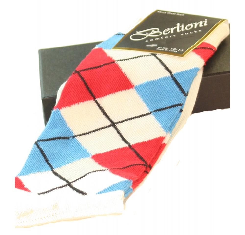 Berlioni Argyle Dress Socks 155301